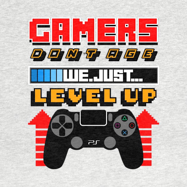 Gamers level up by EmbeeArqam